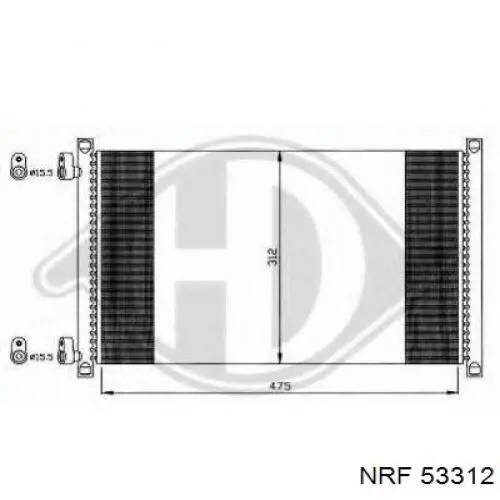 Radiador refrigeración del motor Mitsubishi Galant 8 EA