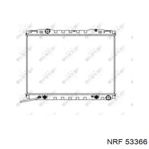 53366 NRF radiador