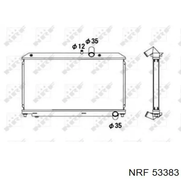 Radiador 53383 NRF