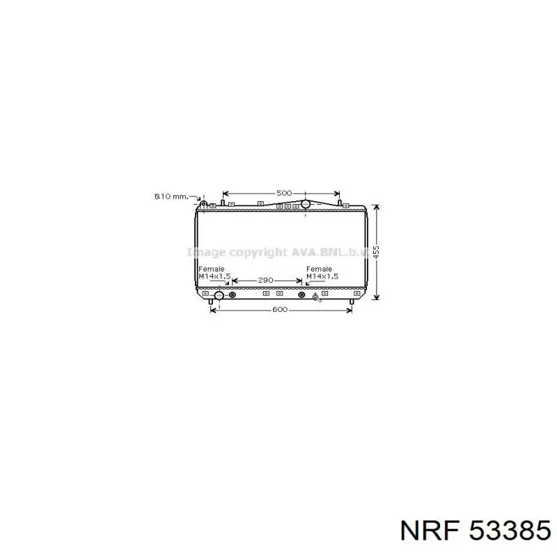 D156O07 NPS radiador
