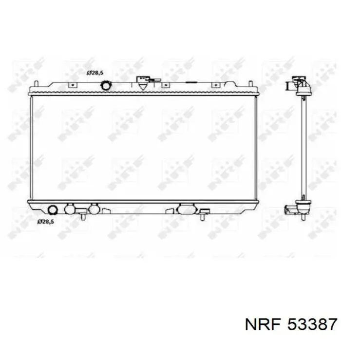 Radiador 53387 NRF