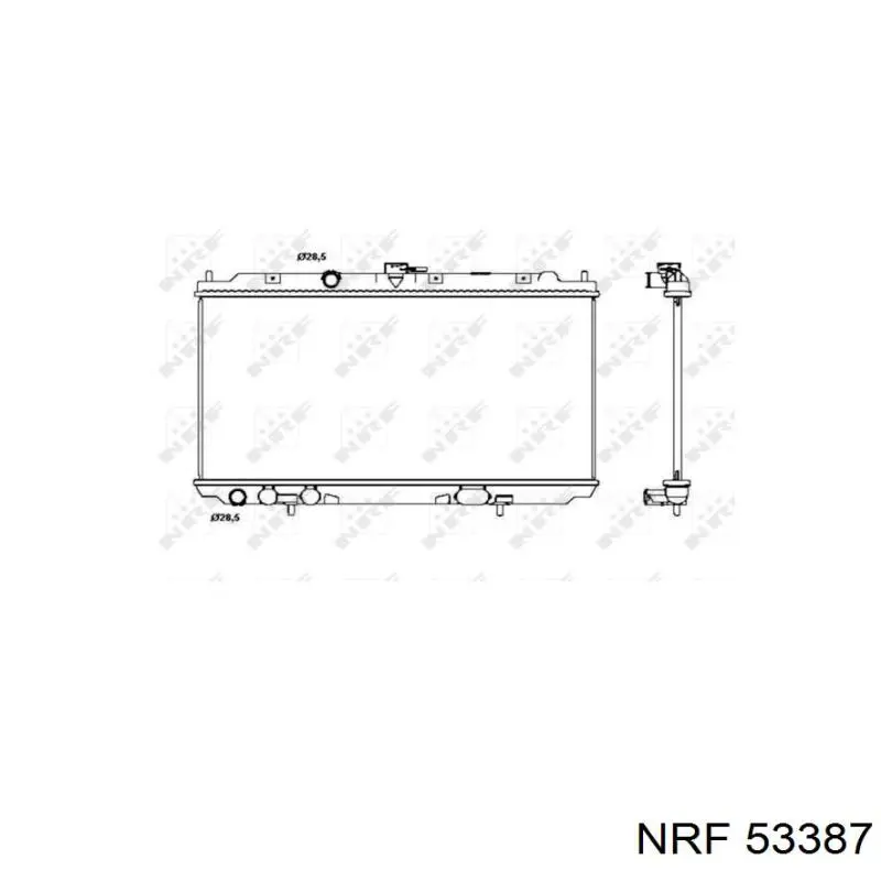Radiador de água NRF 53387