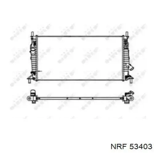 Comprar 53403 NRF Radiador de auto