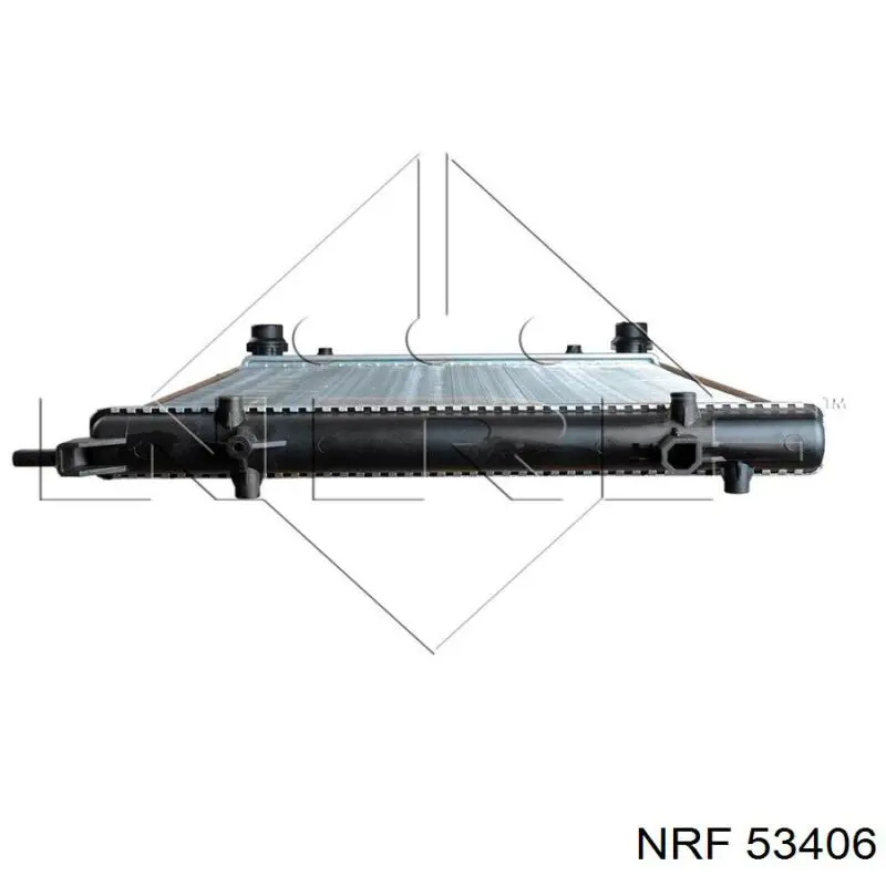53406 NRF radiador
