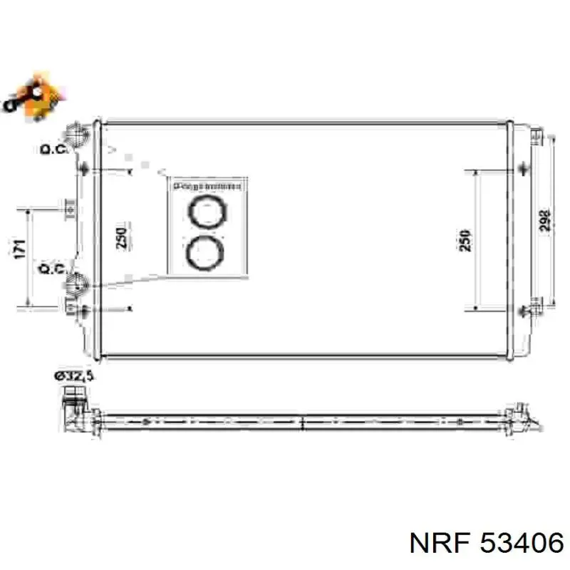 Comprar 53406 NRF Radiador de auto