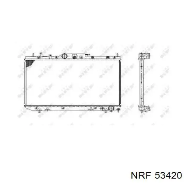 Comprar 53420 NRF Radiador de auto