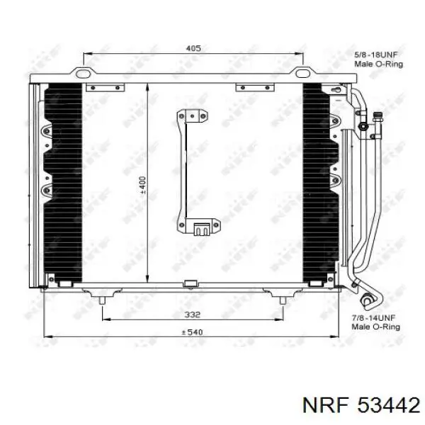 Radiador de água NRF 53442