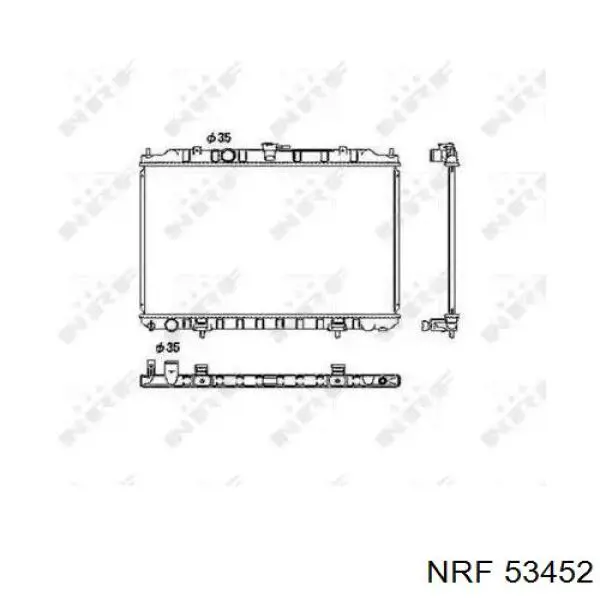 Comprar 53452 NRF Radiador de auto