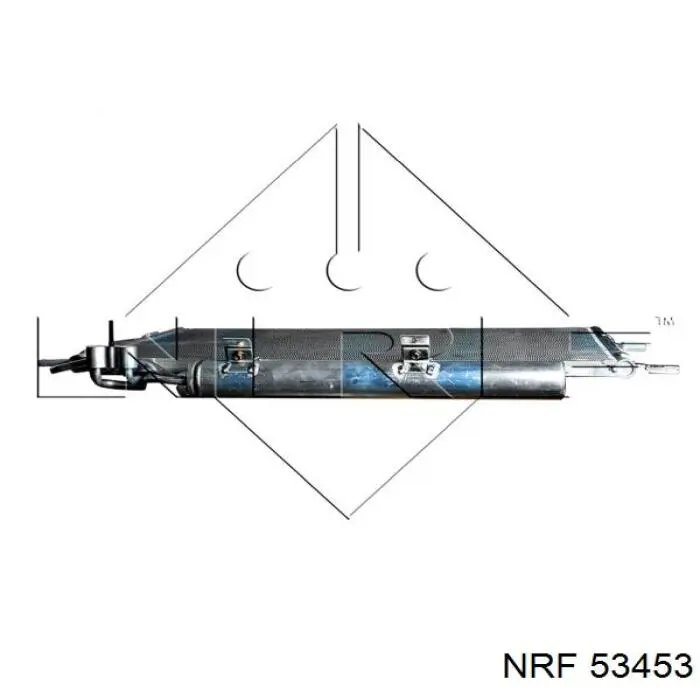 53453 NRF radiador refrigeración del motor