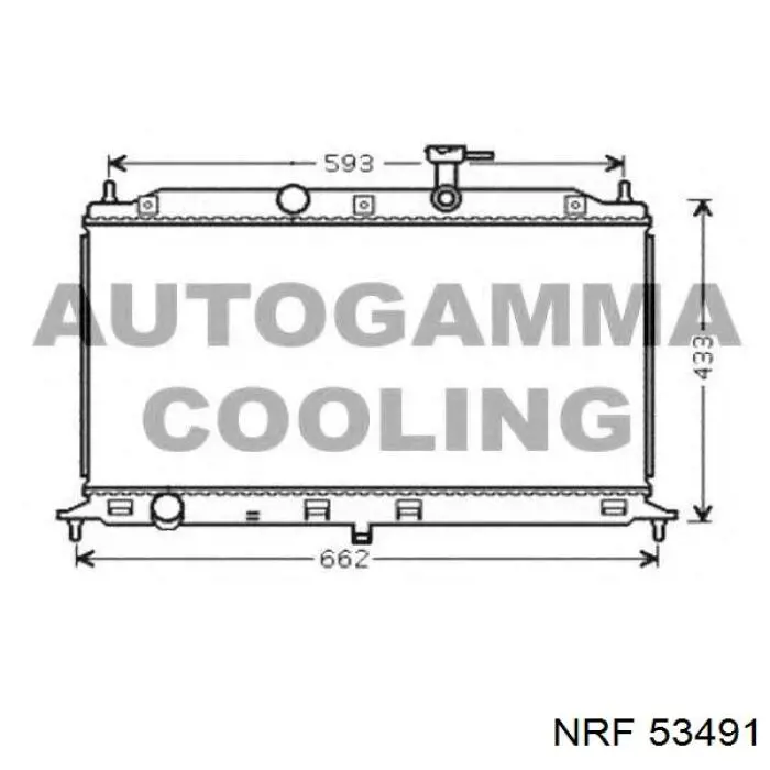 Comprar R302731121 Doowon Radiador de auto