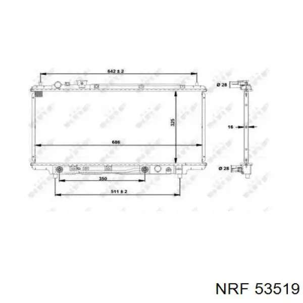 Radiador BPH715200E Mazda
