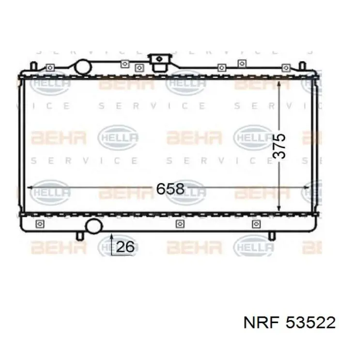 Comprar MR204532 Mitsubishi Radiador de auto