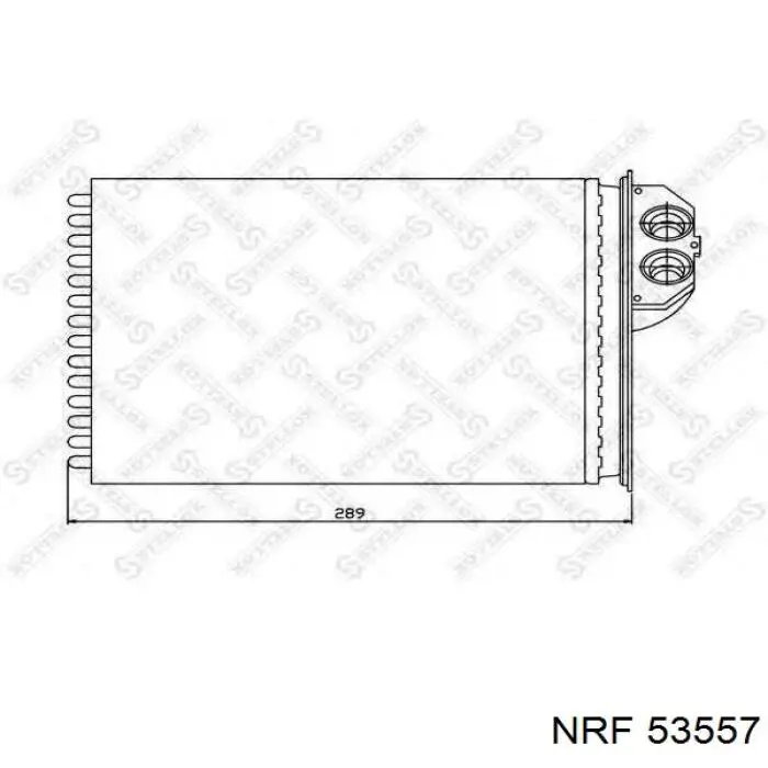 Radiador de calefacción NRF 53557 precio, desde 28,82 EUR