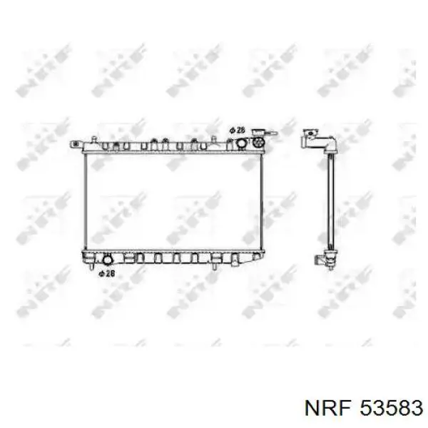Água radiador NRF 53583 precio, desde 83,95 EUR