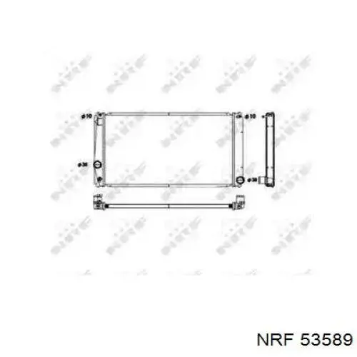 Comprar 53589 NRF Radiador de auto