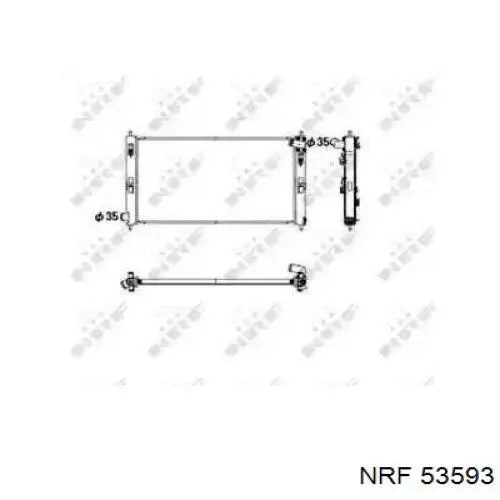 Comprar 1330T2 Peugeot/Citroen Radiador de auto