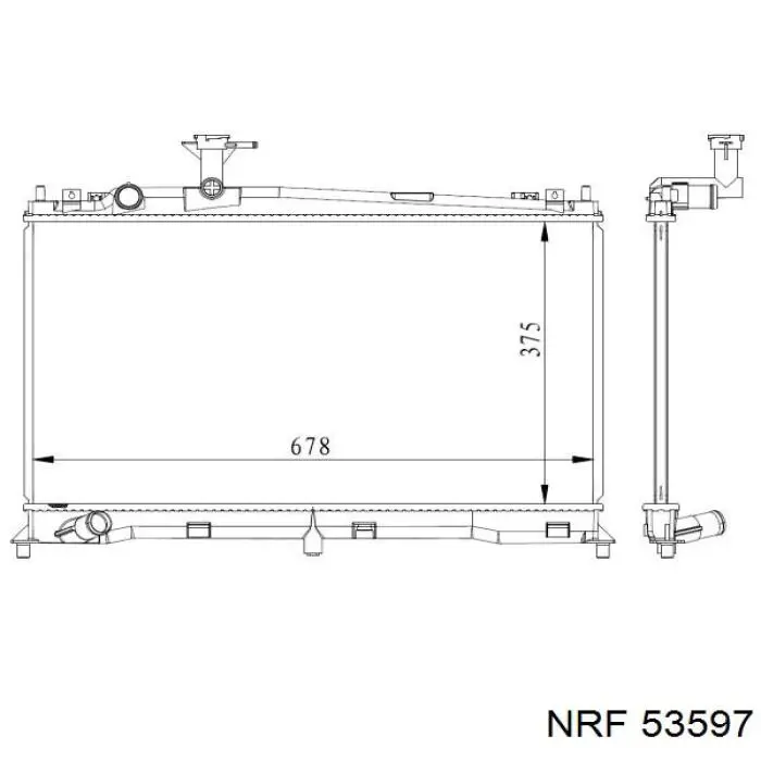 53597 NRF Refrigeración del motor