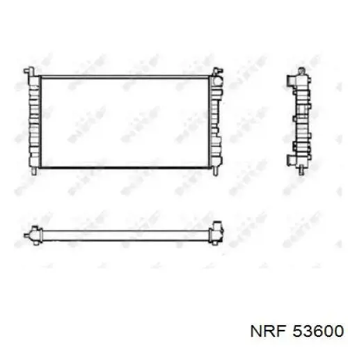 Comprar 53600 NRF Radiador de auto