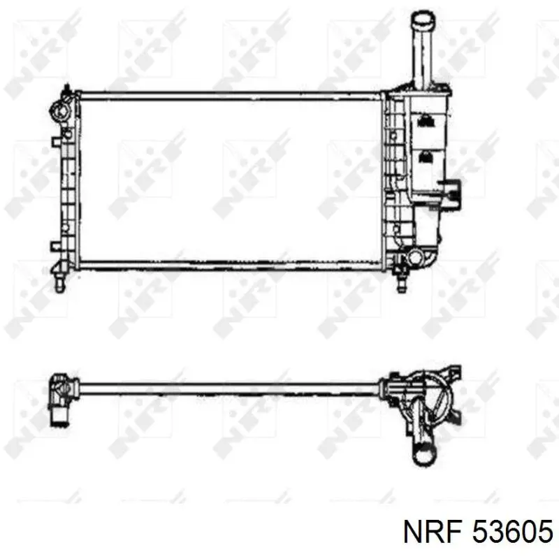 Comprar 53605 NRF Radiador de auto