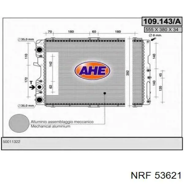 Comprar 71736179 Fiat/Alfa/Lancia Radiador de auto