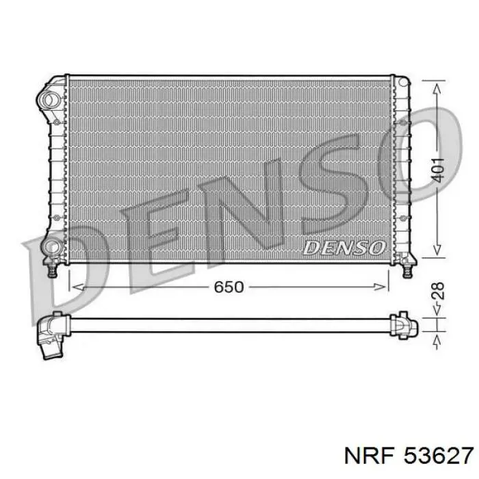 53627 NRF radiador