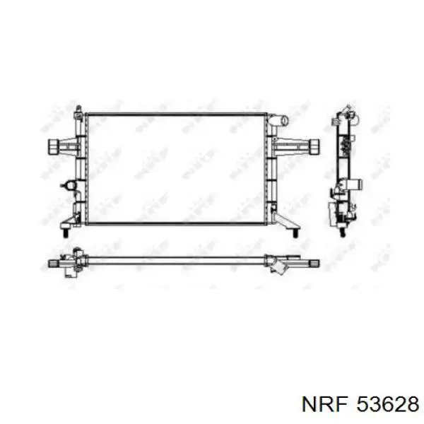 Radiador 53628 NRF
