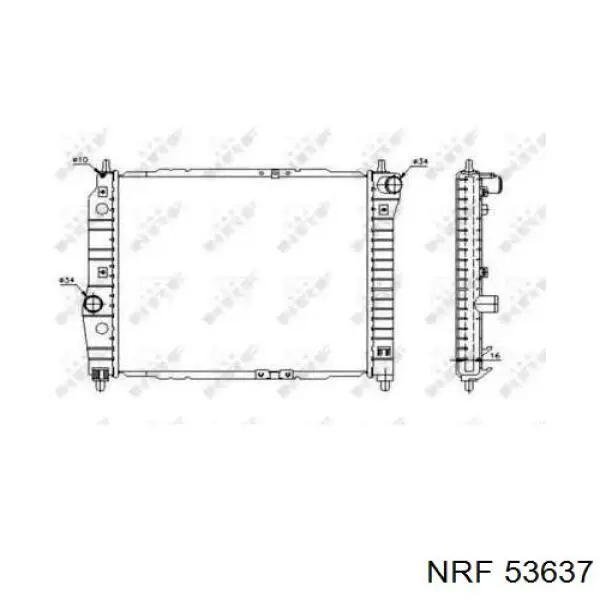 53637 NRF Refrigeración del motor