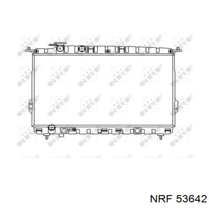 53642 NRF radiador