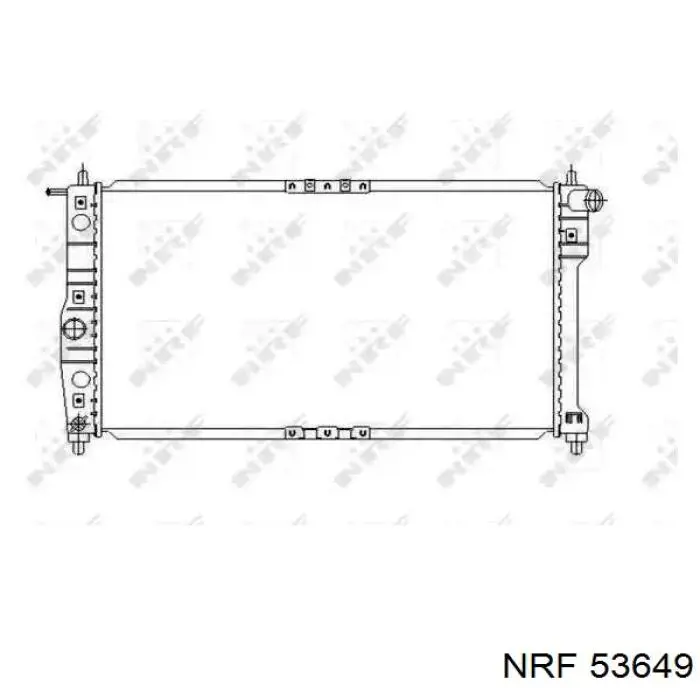 Comprar 53649 NRF Radiador de auto