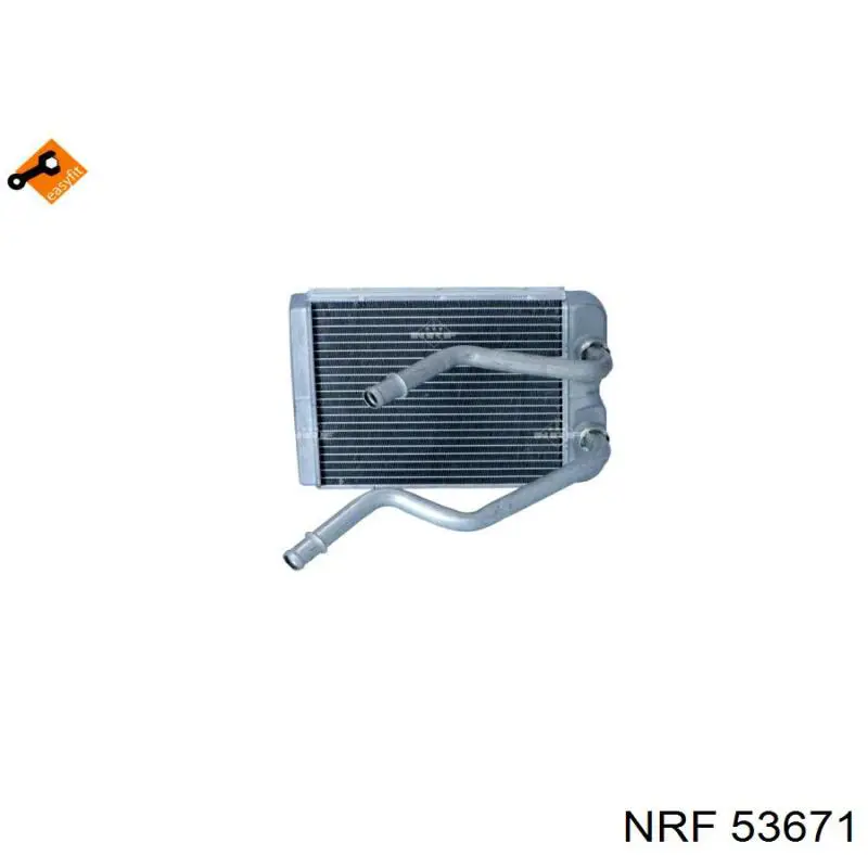53671 NRF radiador de calefacción