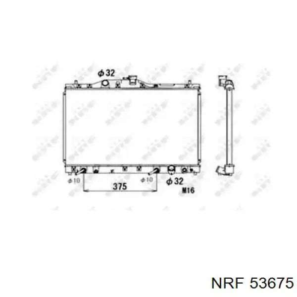 53675 NRF Refrigeración del motor