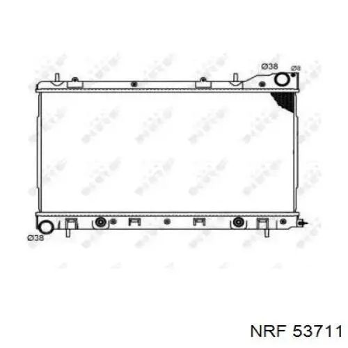 53711 NRF Refrigeración del motor