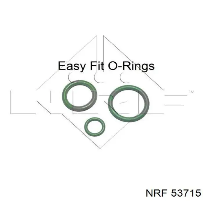 53715 NRF radiador, refrigeración del motor adicional