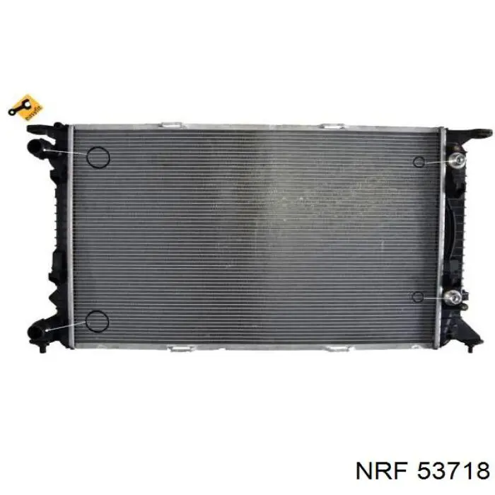 53718 NRF radiador refrigeración del motor