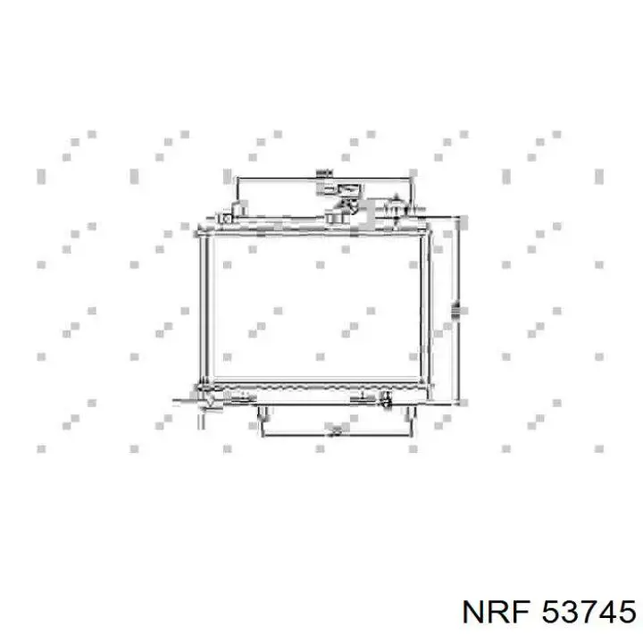 53745 NRF radiador