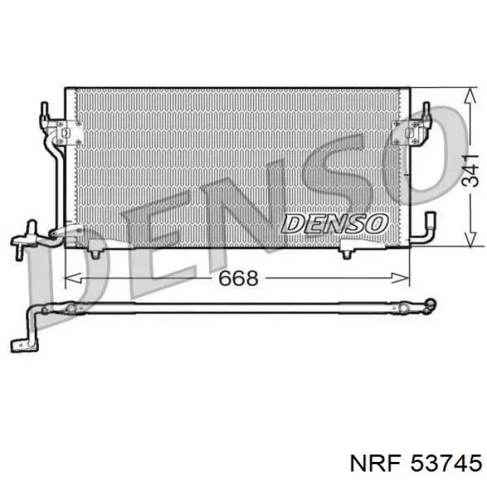 Comprar 53745 NRF Radiador de auto