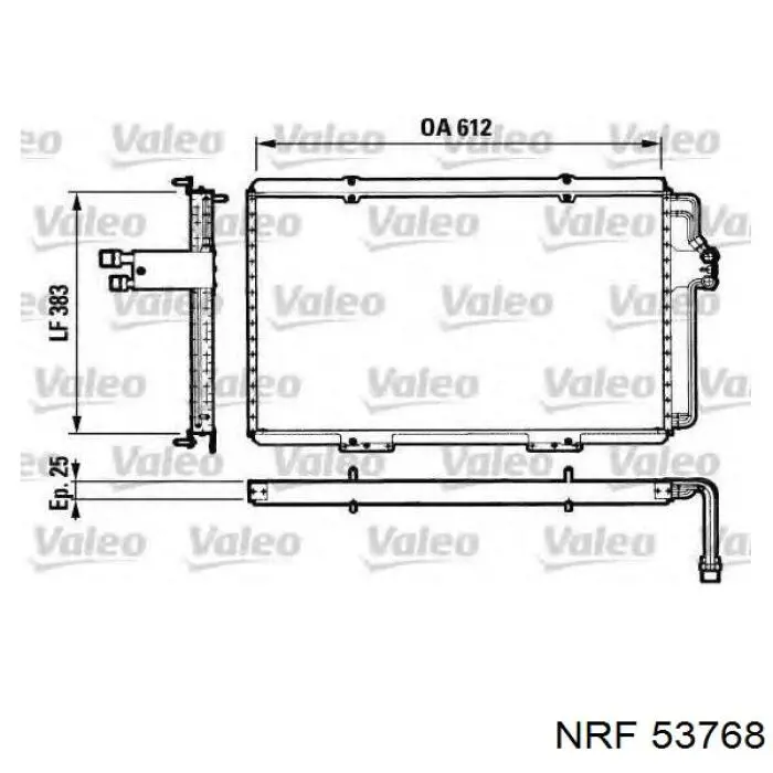 Comprar 53768 NRF Radiador de auto