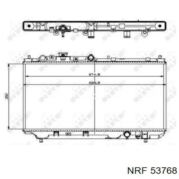 53768 NRF Refrigeración del motor
