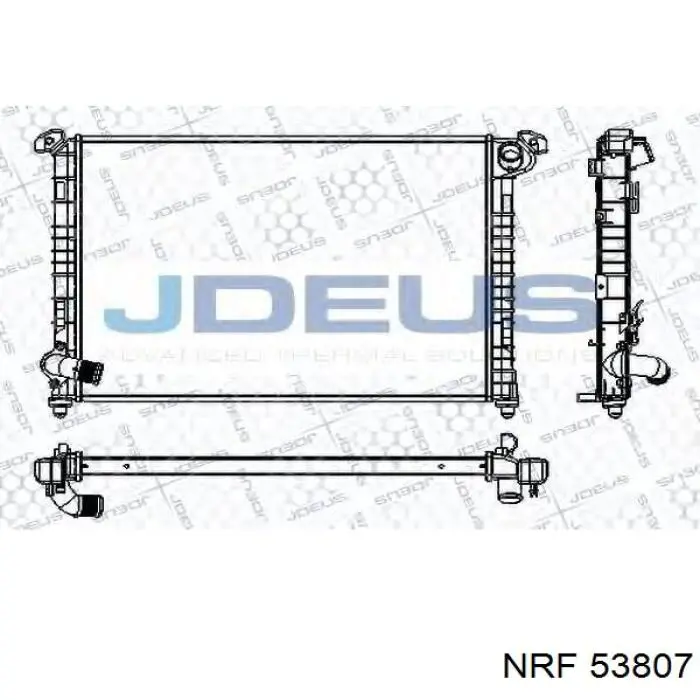 Radiador 53807 NRF