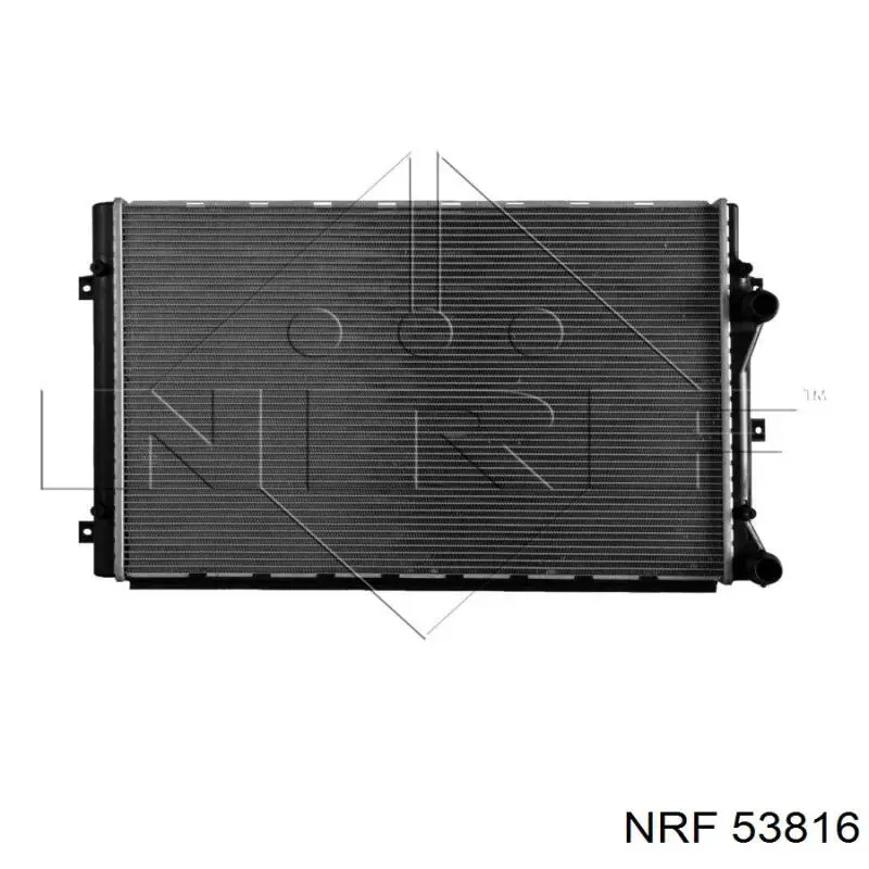 53816 NRF radiador