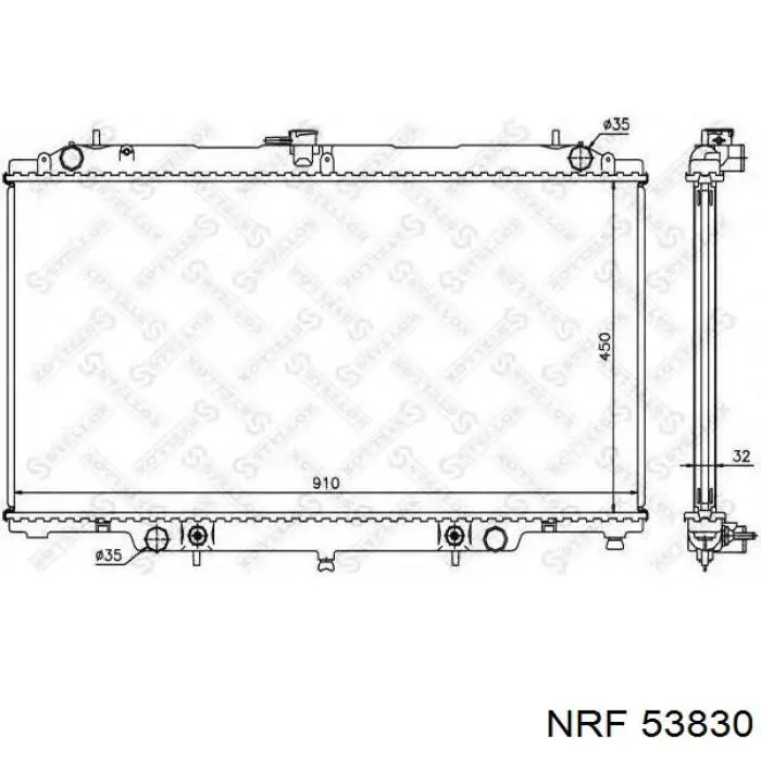 Comprar 53830 NRF Radiador de auto