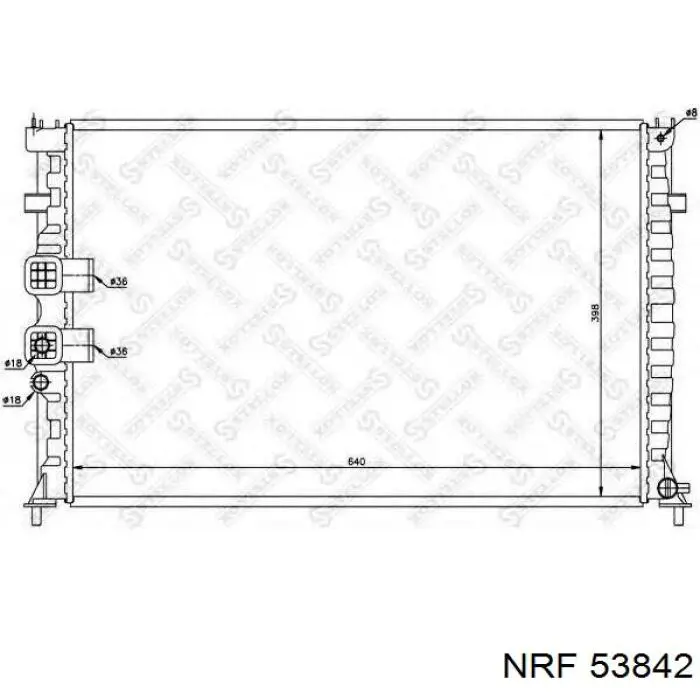 53842 NRF radiador