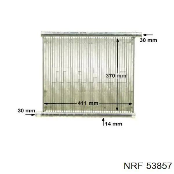 53857 NRF radiador