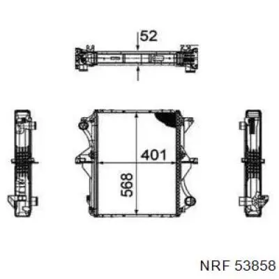 Radiador 21400LA300 Nissan/Infiniti