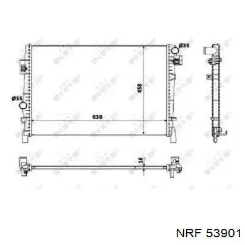 Comprar DRM09054 Denso Radiador de auto