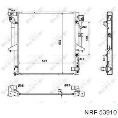 53910 NRF Refrigeración del motor