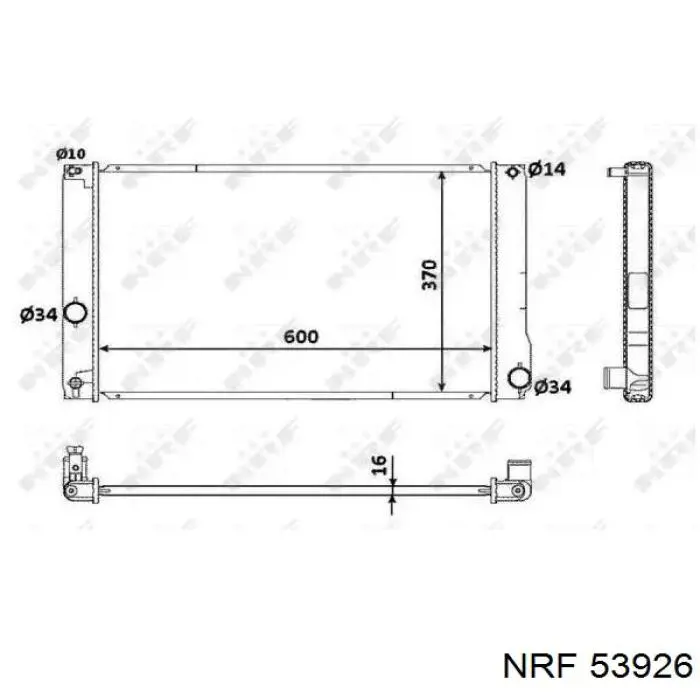 PL012295R Koyorad Refrigeración del motor