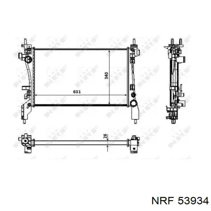 51780659 Peugeot/Citroen radiador