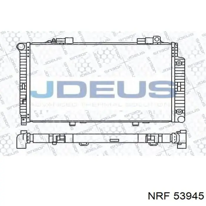 Radiador de água Mercedes 2105003403