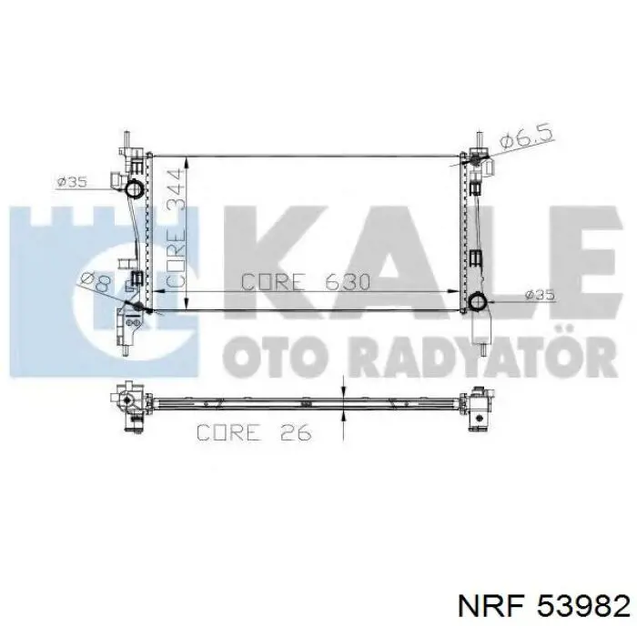 51790709 Peugeot/Citroen Refrigeración del motor